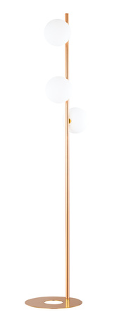 FEME Stehleuchte 3xG9 LED 151cm mit Schalter Modern Weiß und Gold Jupiter