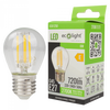 LED Birne Kugel P45 E27 6W 720lm 2700K Warm FILAMENT Ecolight