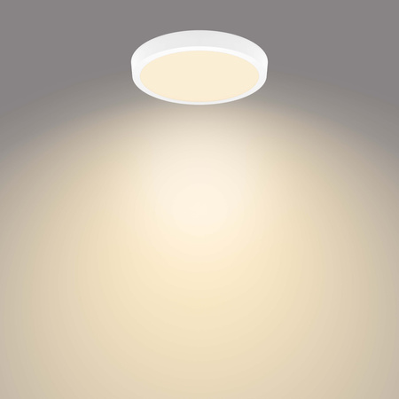 Plafond Panel LED-Oberflächen-Deckenleuchte MAGNEOS 12W 2700K 21cm weißes Downlight rund PHILIPS