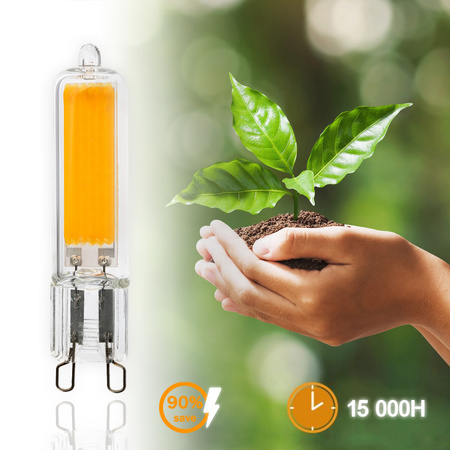 LED Kapseln G9, LED-Lampe 5W = 50W 560lm 360° 3000K warm LUMILED