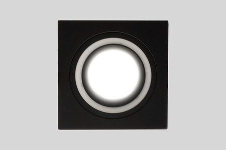 Einbaustrahler GU10, Einbauspot HALOGEN Quadrat Schwarz CLARO LUMILED