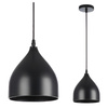 Masterled E27 Schwarz Como Hängelampe