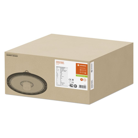 LED Industrieleuchte 87W 13000lm 4000K Neutral mit Dämmerungssensor Schwarz IP65 IK08 High Bay Gen 4 Ledvance