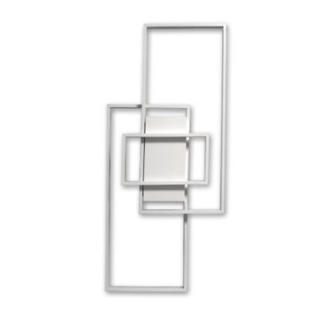 LED-Kronleuchter-Deckenleuchte 90W CCT GALAXIS VELA Weiß + Fernbedienung