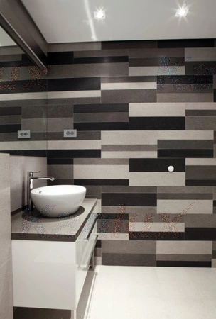 Versiegelte Halogen-Badezimmer-Deckenleuchte QULES GU10 matt verchromt Kanlux