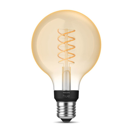 LED Globe E27 G95 7.2W 2100K Warm Filament PHILIPS HUE Weiß Bluetooth Zigbee Glühbirne