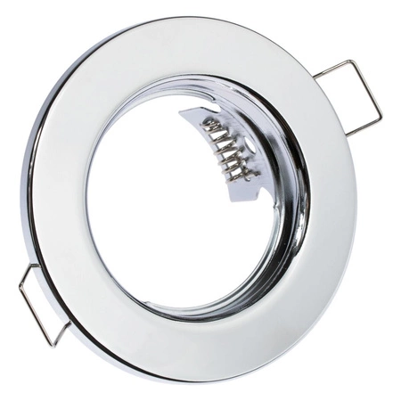 Einbaustrahler GU10, MR16 Einbauspot HALOGEN Runde Fest Chrom Blech ARDALI LUMILED