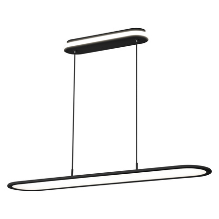 Decke Pendelleuchte Büro Panel LED 57W 2700lm 4000K Neutral Dimmbar Schwarz Büro Linie Ledvance