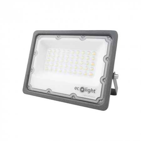 LED-Flutlicht Reflektor 50W 5000lm 4000K Neutral IP65 Premium Line Ecolight