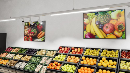 LED-Langfeldleuchte 50W 8600lm 4000K Neutral Dimmbar Anbau abgependelt Weiß 150cm Trusys Ledvance