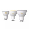 3x LED GU10 Reflektorlampe 4.2W = 50W 400lm 2200-6500K CCT SMART Smart Bluetooth ZigBee Weißes Ambiente Philips HUE