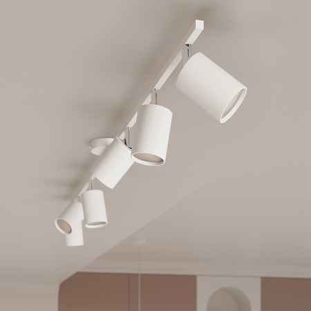 Deckenleuchte LEMMI 6L 6xGU10 Weiß Modern SOLLUX