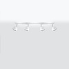 Anbauleuchte OCULARE 4L 4xGU10 Reflektor Halogen Beweglich Minimalistisch Weiß SOLLUX