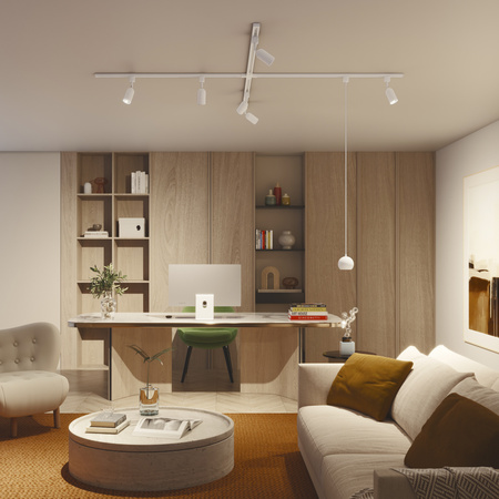 LED GU10 Einphasig Weiß EasyLink Colby Philips Pendelschienenleuchte