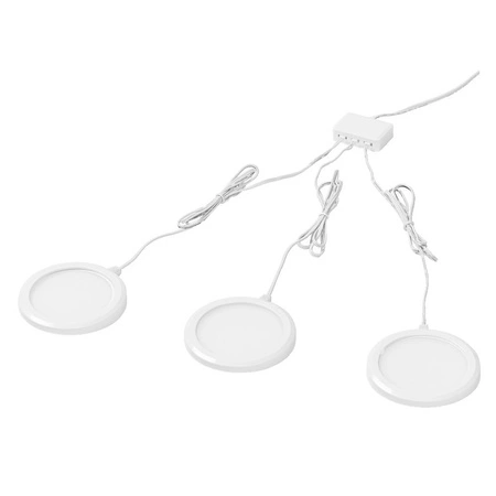 3x Unterbauleuchte Smart Luminaire 6.5W 210lm CCT 83mm Dimmbar Weiß SMART+ WiFi Unterbauleuchte Rund Ledvance