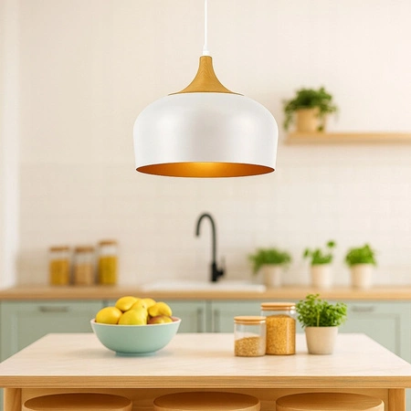 Lumina Masterled E27 Weißgold Bronze Pendelleuchte für die Decke