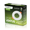 Set Halogen-Einbauleuchte VENTUS Weiß Rund + LED-Leuchtmittel GU10 6W Warm 120° Lumiled