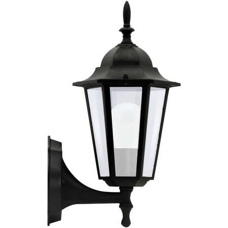 Gartenwandleuchte LIGURIA-LT Fassadenleuchte Top 1xE27 Schwarz - GOLDLUX (Polux)