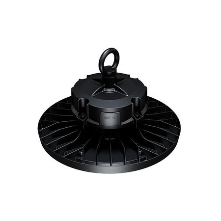 Industrial High Bay 100W 15000lm 5000 Cold 90° Dimmbar Schwarz IP65 Masterled LED Lampe