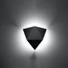 LED SOLIDO 2xG9Wandleuchte Dreieckig schwarz SOLLUX