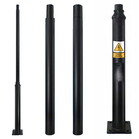 Beleuchtungsmast Klappmast für Straßenlampen Laternen 3m fi60 REVISIONARY