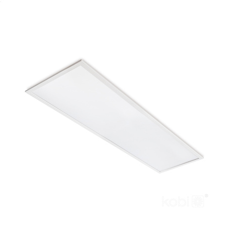 LED Flächenpanel 40W 4400lm 4000K 90° Neutral UGR19 Weiß 30x120cm Capri Pro Kobi