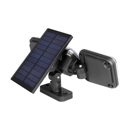 Solar-Flutlichtlampe 138x LED 10W 480lm Kalt IP65 Bewegungssensor + Fernbedienung