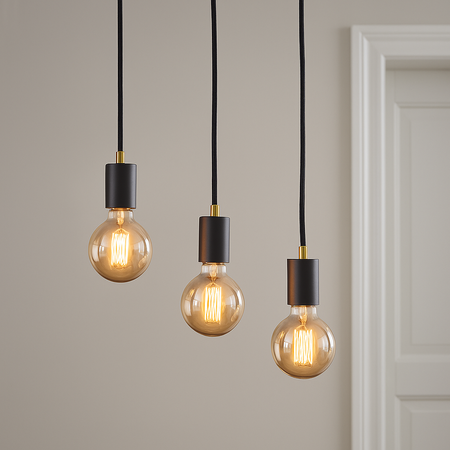 Dekorative LED Lampen E27, Glühbirne G95 6W = 50W 660lm 2000K warm 360° Globe Amber Glühfaden LUMILED