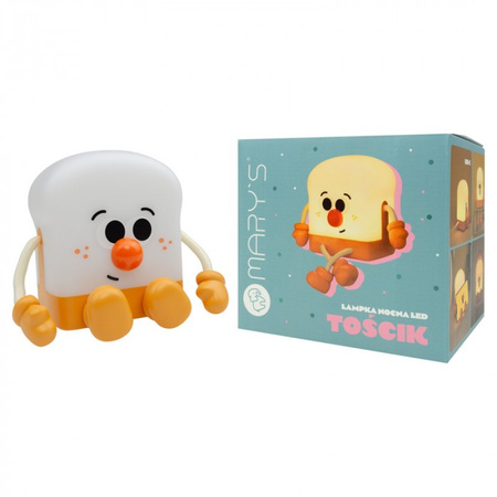 Kinder LED Nachtlicht 1W 3000K Warm USB Wiederaufladbar 1200mAh Orange|Weiß MARY'S TISSUE