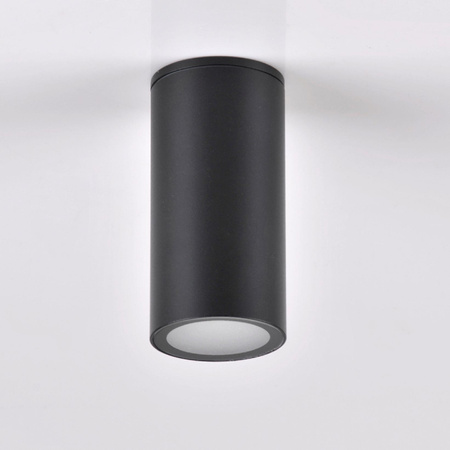 Hermetisch montierte Deckenleuchte für den Außenbereich Schwarz LED GU10 ATLANTA IP54 GOLDLUX (Polux)