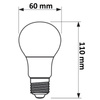 E27 A60 LED Lampen 8,5 W = 60 W 806 lm 6500 K kalt TOSHIBA