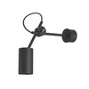 EYE 6842 Nowodvorski Wandleuchte Schwarz GU10Wandleuchte Rohr Beweglicher Arm Stahl Minimalistisch