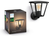 INARA E27 IP44 LED-Fassadenlaterne Gartenlampe Schwarz PHILIPS HUE