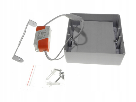 LED-Panel-Deckenleuchte 6W 480lm 4000K neutralweiß Anbauleuchte Quadratisch Weiß Proma Masterled