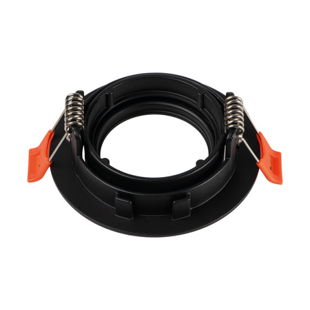 DALLA GU5.3/GU10 12AC/DC Deckeneinbauleuchte Circular Movable Schwarz KANLUX