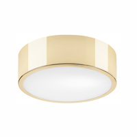 Plafond LED-Deckenleuchte DANTE E27 Weiß Gold Metall LD.PD-6.14 Lamkur