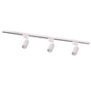 Stromschienen-Kit 1-Phasen-Schiene + 3x GU10 Reflektor Weiß PARIS Sanico Goldlux