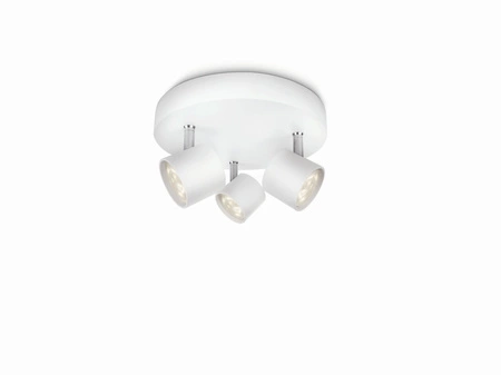 LED STAR Deckenleuchte 3x 4.5W 2700K Dimmbar Reflektor Leuchte Beweglich Weiß Rund PHILIPS
