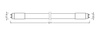 LED-Leuchtstoffröhre G13 T8 14W 1900lm 3000K Warm 190° 120cm Ledvance