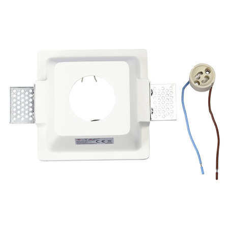 Deckenleuchte Unterputz GU10 quadratisch weiß VT-801 V-TAC