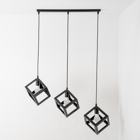 TALUS Decke Pendelleuchte Geometrischer Pendelwürfel für LED 3x E27 LUMILED