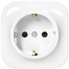 Aufputz-Einzelsteckdose Schuko 2P+Z Weiß TODO ORNO