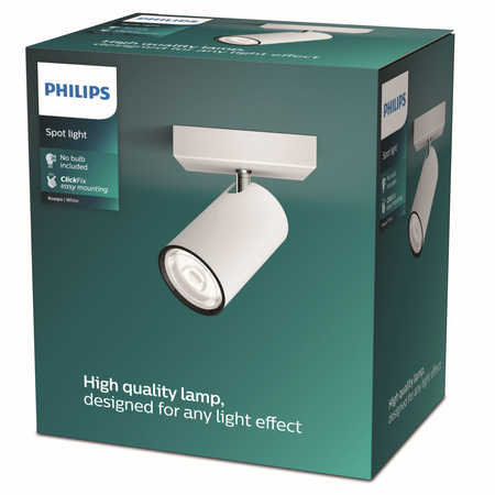 KOSIPO Spotlight Deckenleuchte GU10 Weiß Beweglich PHILIPS
