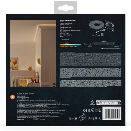 Dekorativer LED-Streifen 19W NEON Flex 3m IP44 LEDVANCE