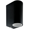 Gartenfassadenwandleuchte auf und ab LED 2xGU10 BOSTON GOLDLUX (Polux) DOUBLE BLACK