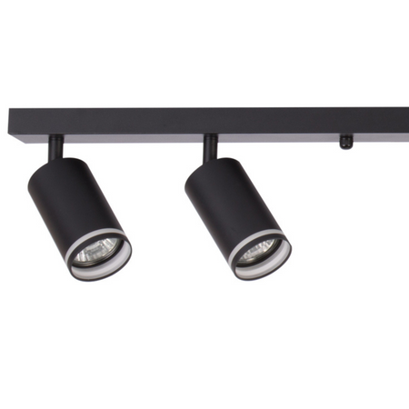 Wand- und Deckenstrahler Leuchte 6x GU10 Schwarz PARIS Sanico Goldlux