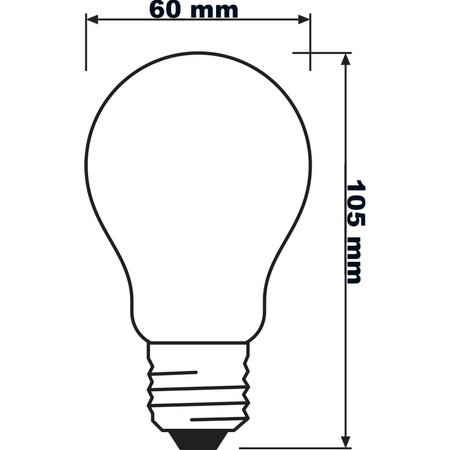 LED Lampe E27 A60 2,5W = 40W 525lm 3000K Warm 300° LEDVANCE Ultra Efficient