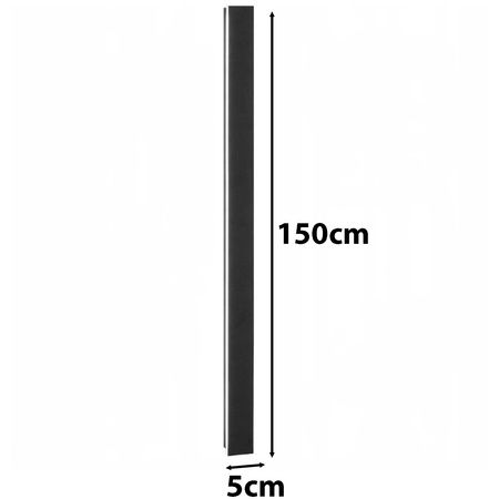 Gartenlampe LED Wandleuchte 45W Architekturleuchte Rechteck Schwarz 150CM