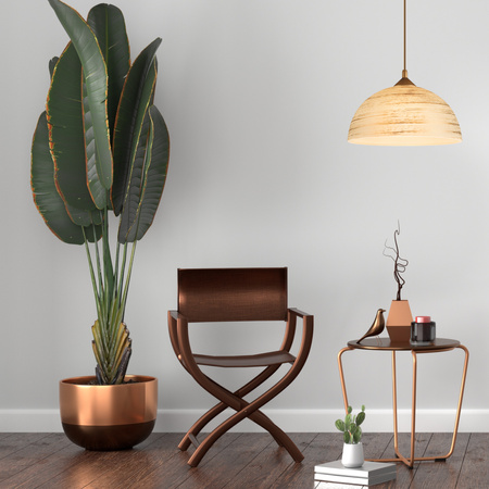 MARCY E27 Goldbronze Pendelleuchte LM-1.1/3 Lamkur