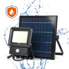 Solar-LED Fluterlampe 30 W 6500 K kalt 2100 lm IP65 Kobi-Bewegungssensor
